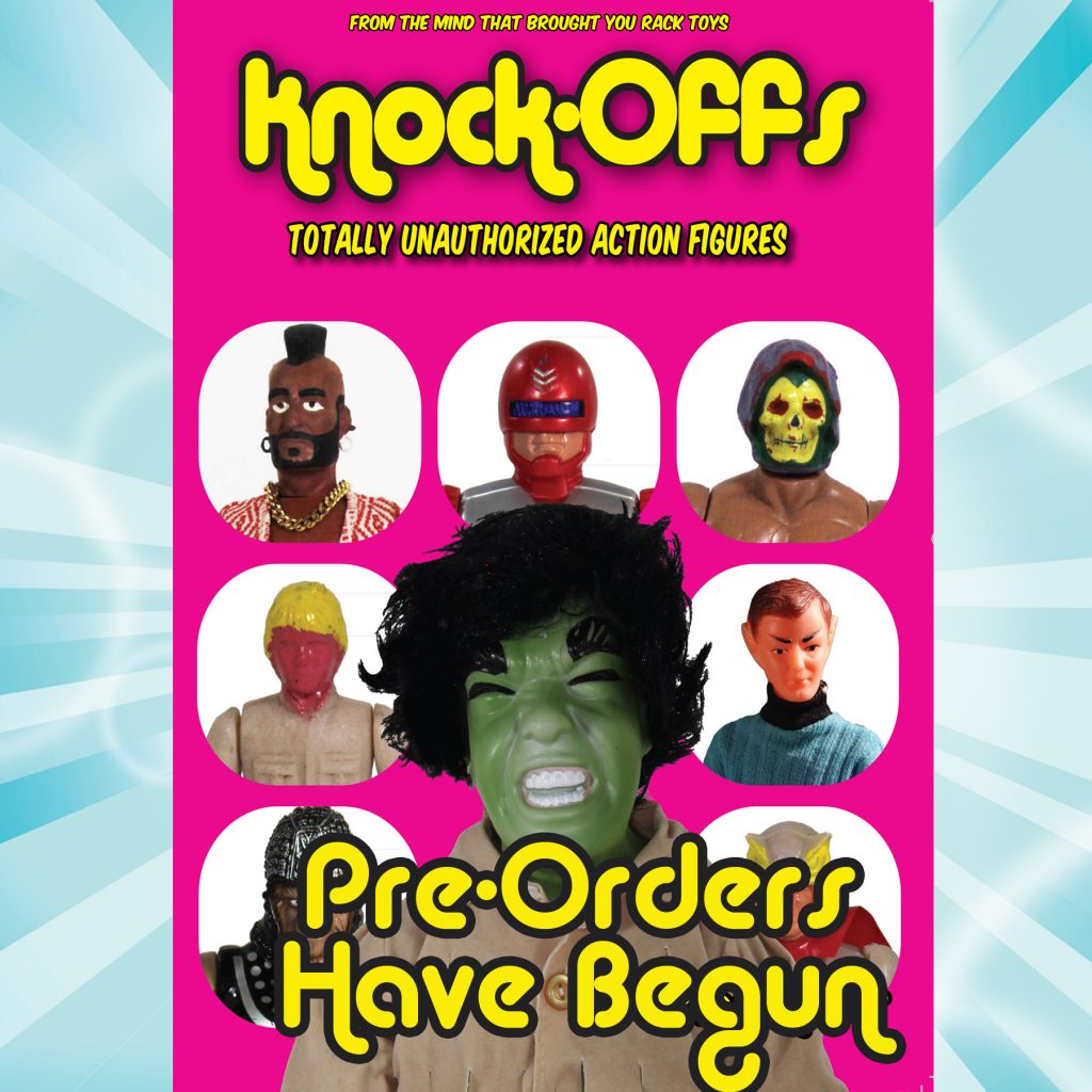 New Book! Knock-Offs: Totally Unauthorized Action Figures by PlaidStallions  Press - PS