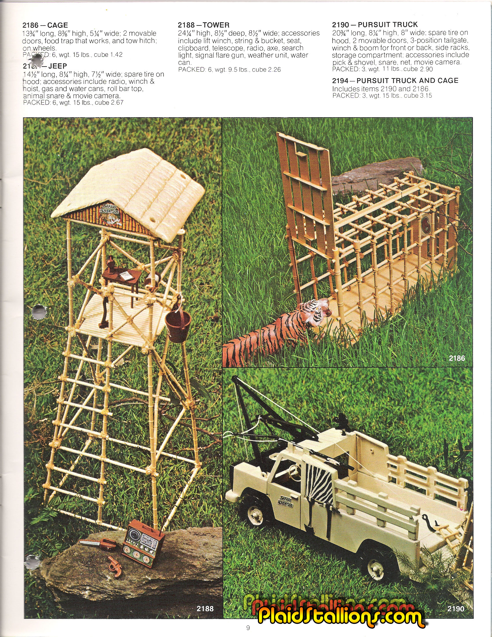 Marx Safari Adventure Action Figures Catalog 1975 PS
