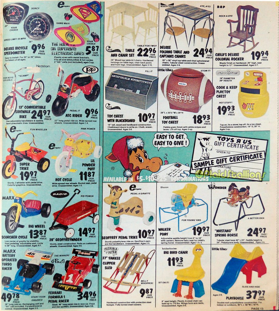 1979 Toys R Us Catalog