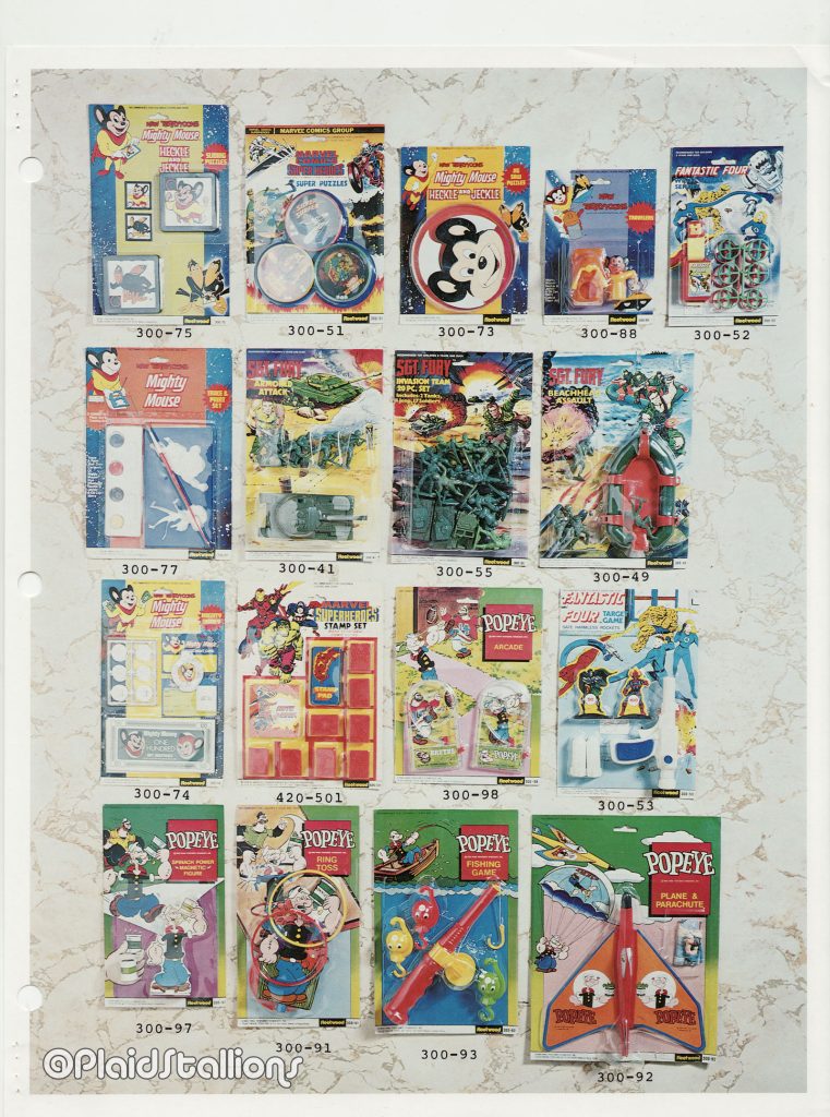 Marvel Comics- 1982 Fleetwood Catalog