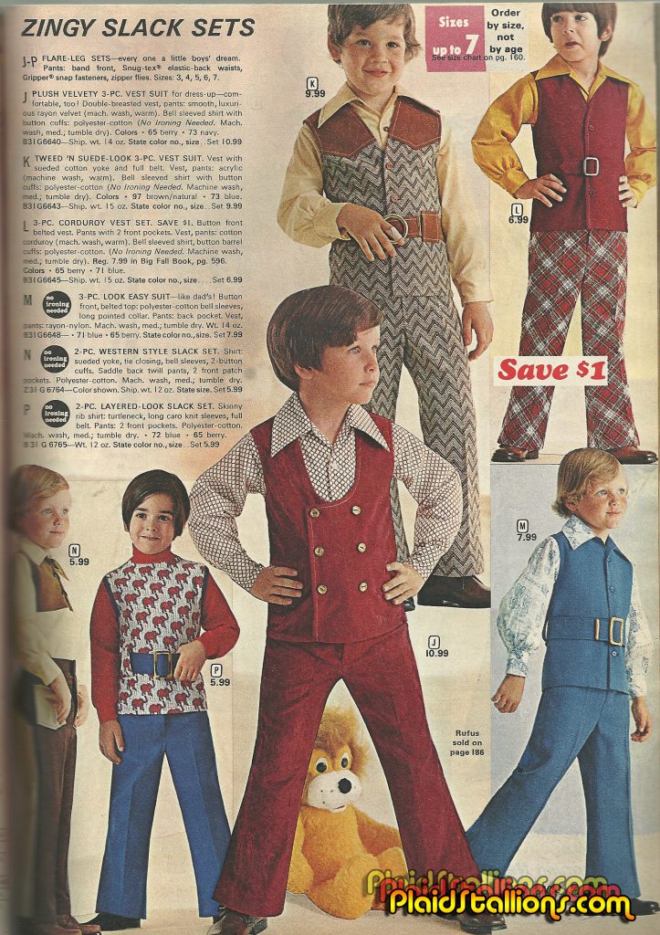 70s kids fashion