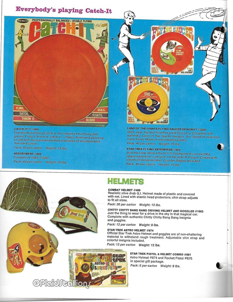 1969 Remco Star Trek Catalog