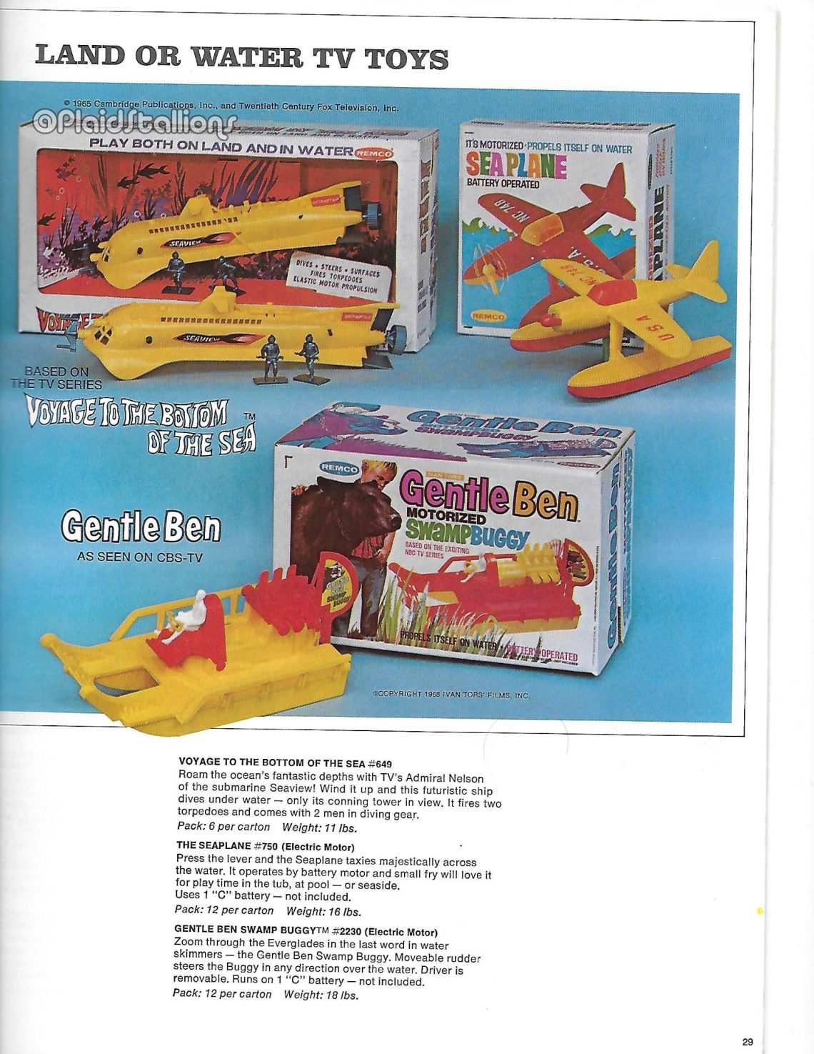 1969 Remco Star Trek Catalog PS