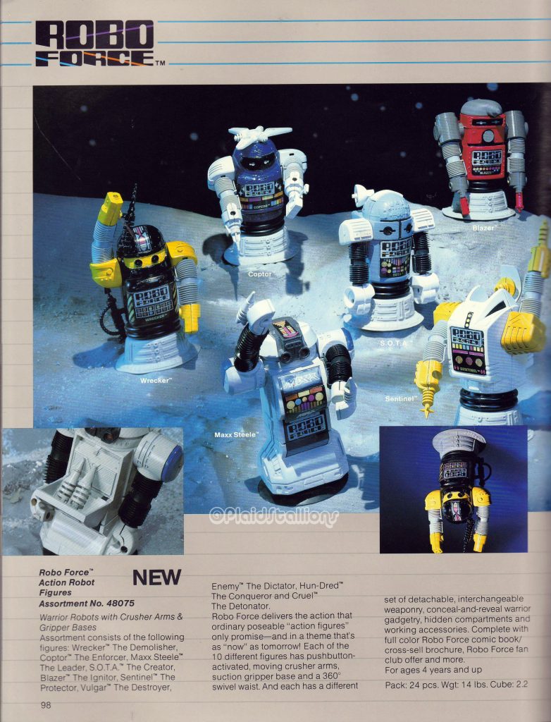 1984 Ideal Toys Robo Force Catalog