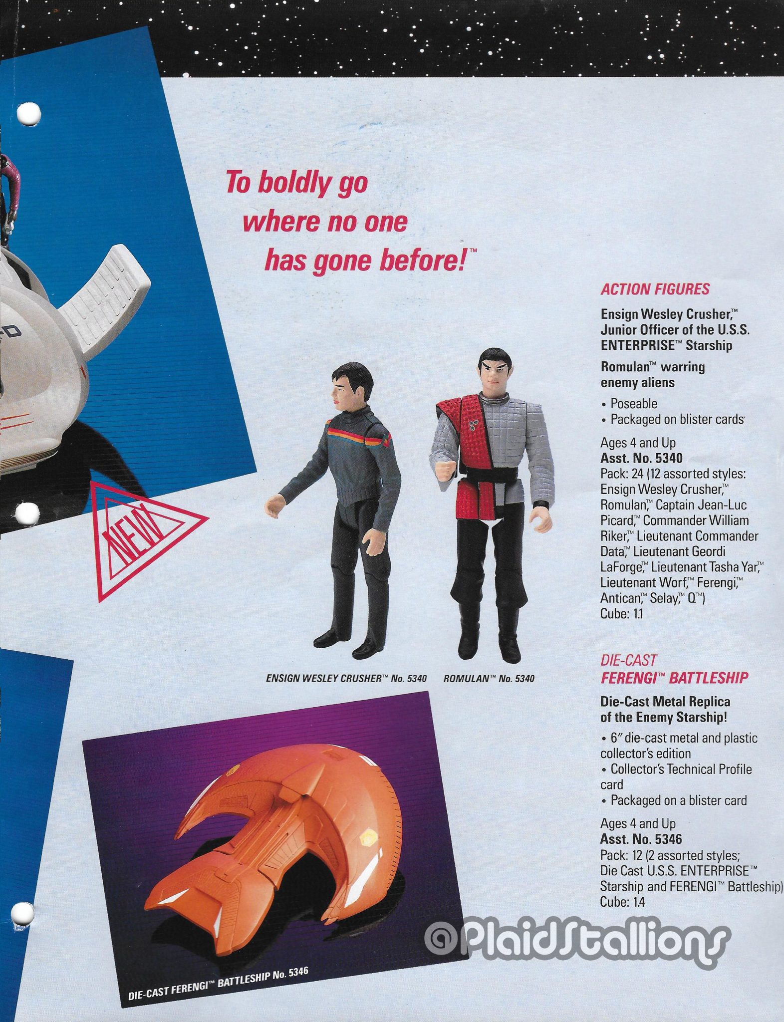 1989 Galoob Star Trek TNG Catalog PS