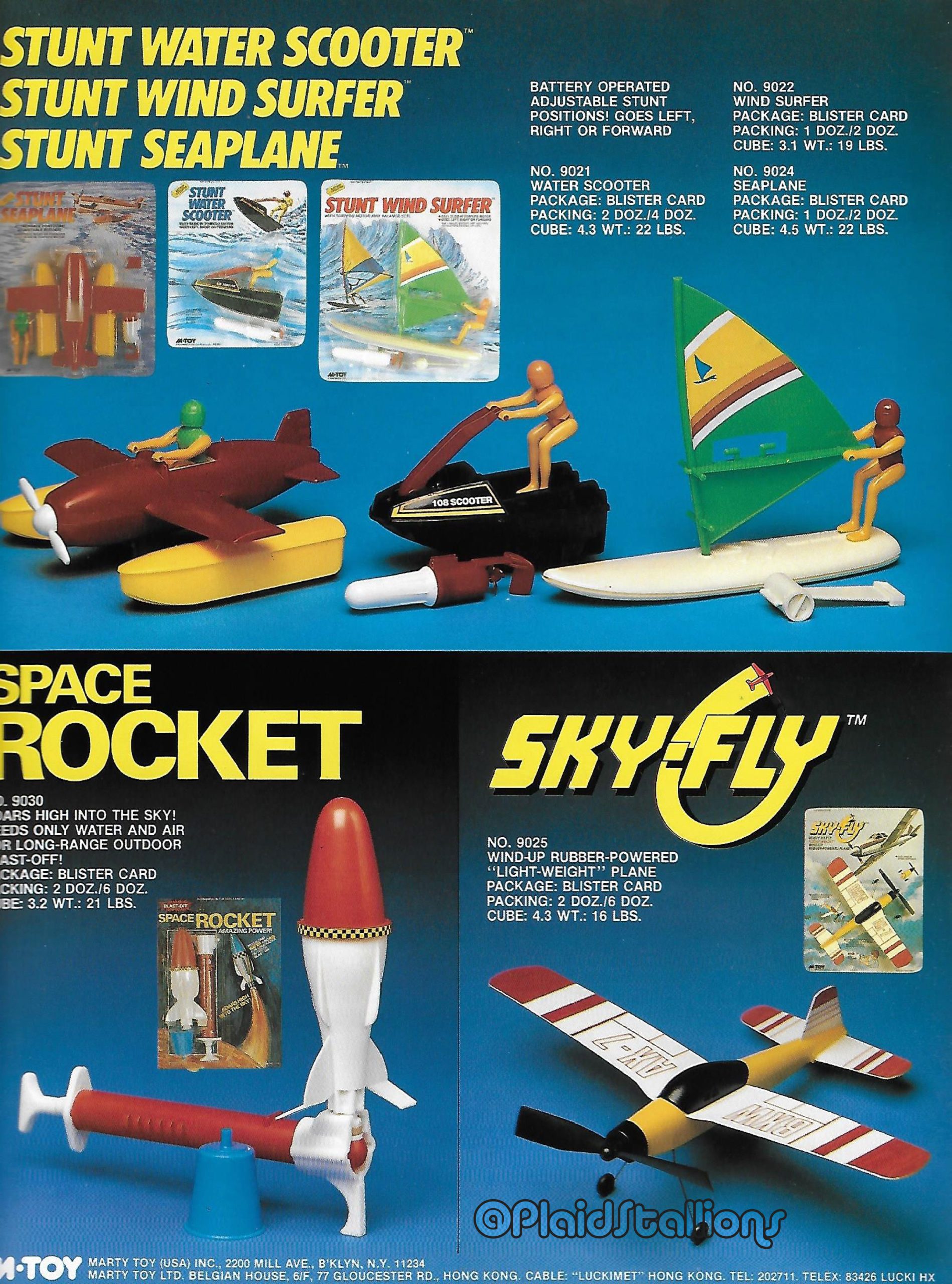 Marty Toys 1985 catalog