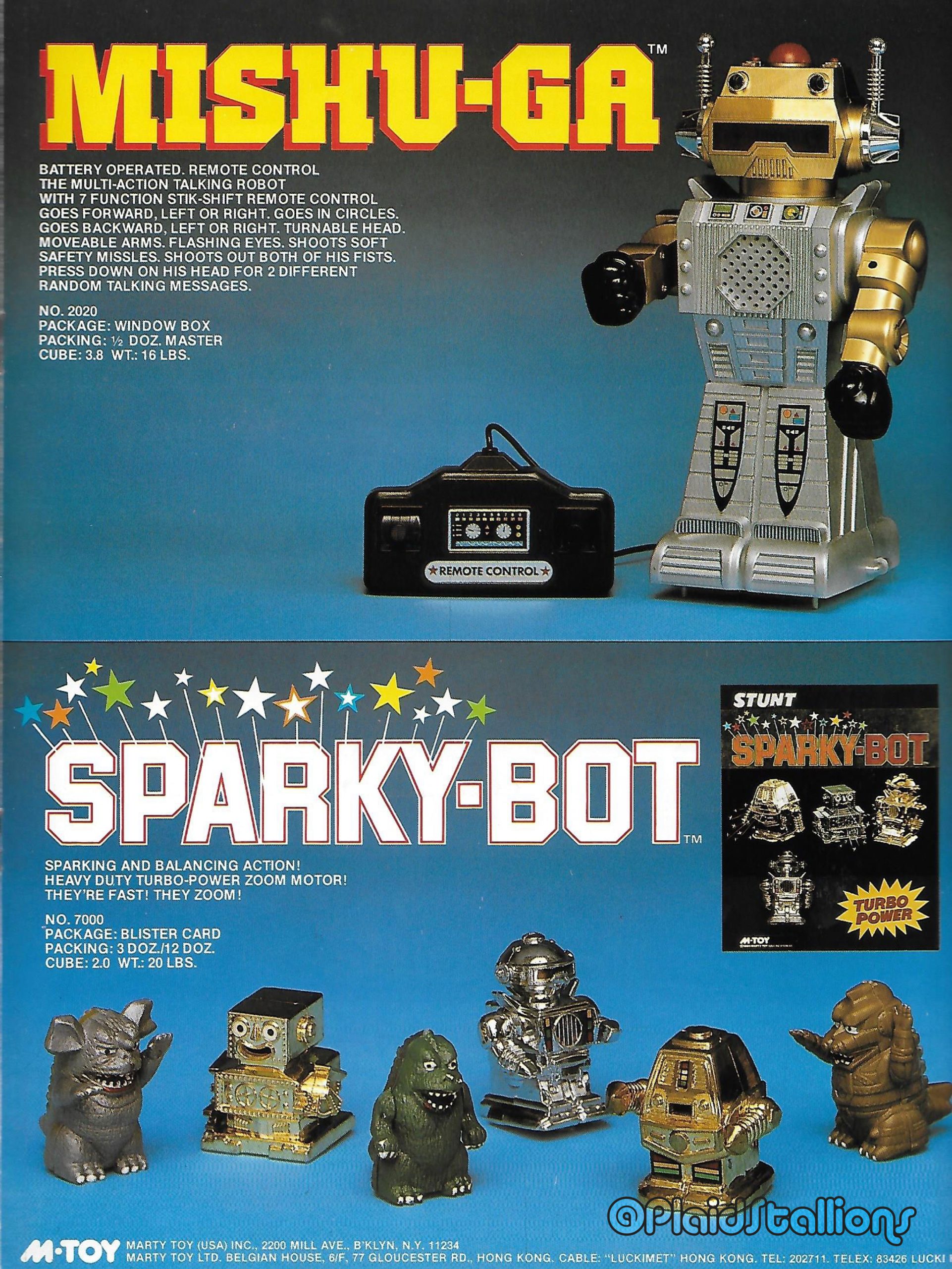 Marty Toys- Sparky Bot Godzilla