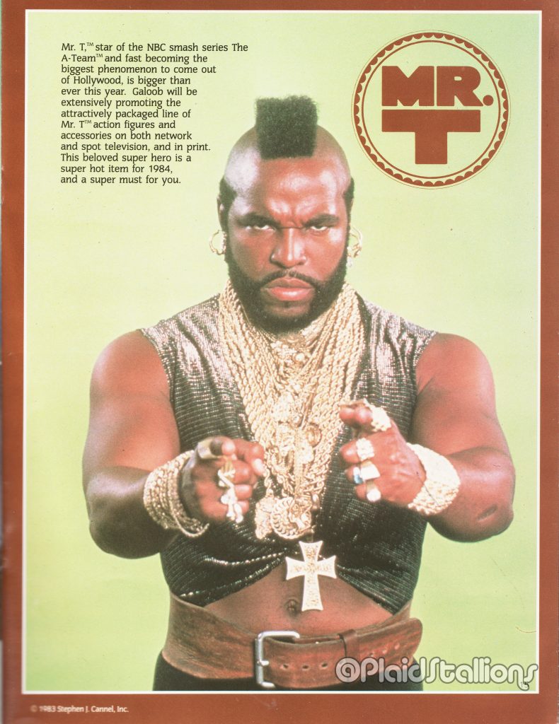 1984 Galoob Mr.T Catalog 