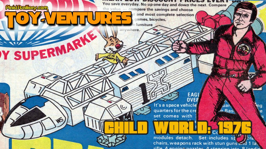 1976 Child World Flyer- Space:1999, Mego and more
