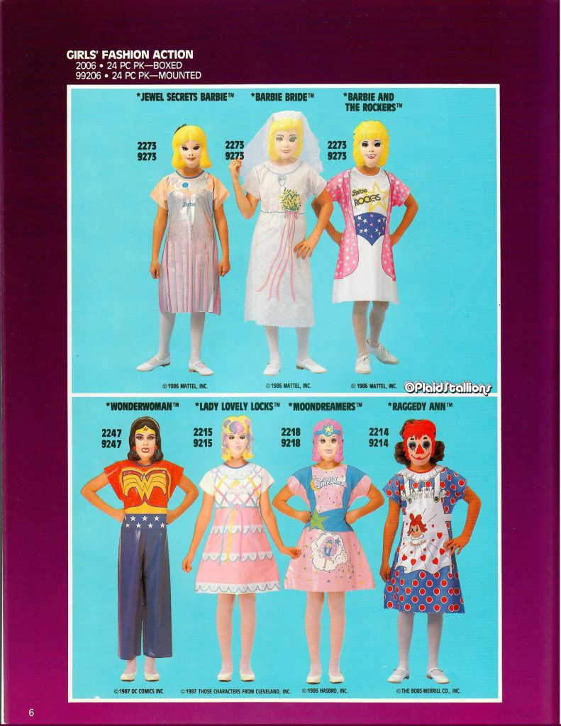 1988 Ben Cooper Halloween Catalog