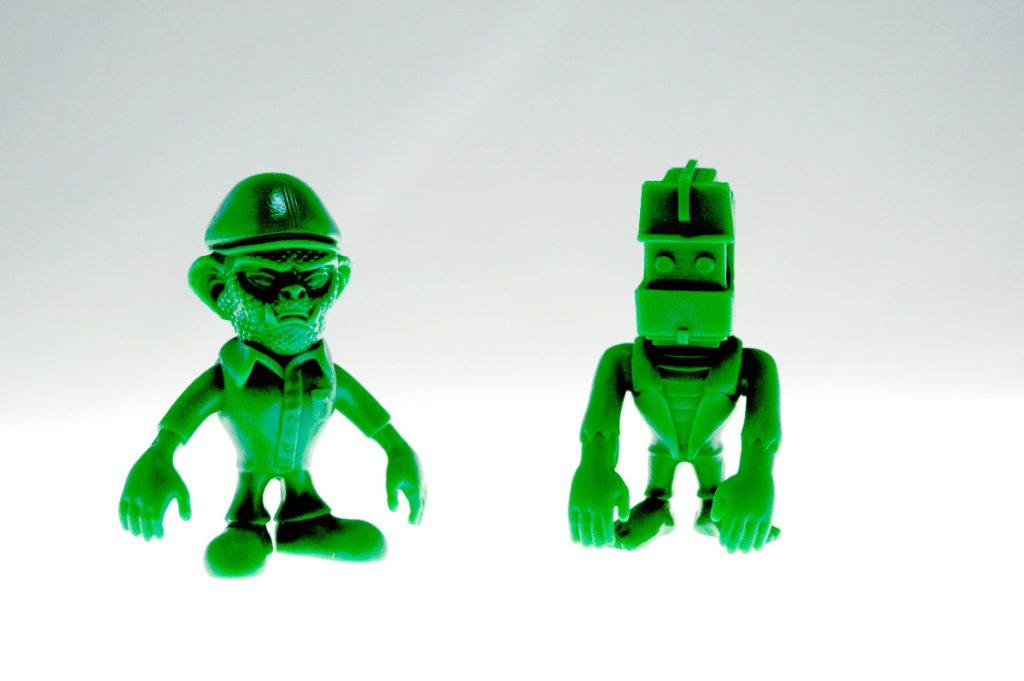 Green Polyester Pals PlaidStallions