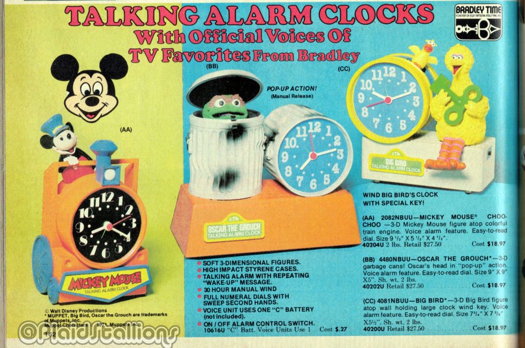 Sesame Street Alarm Clocks