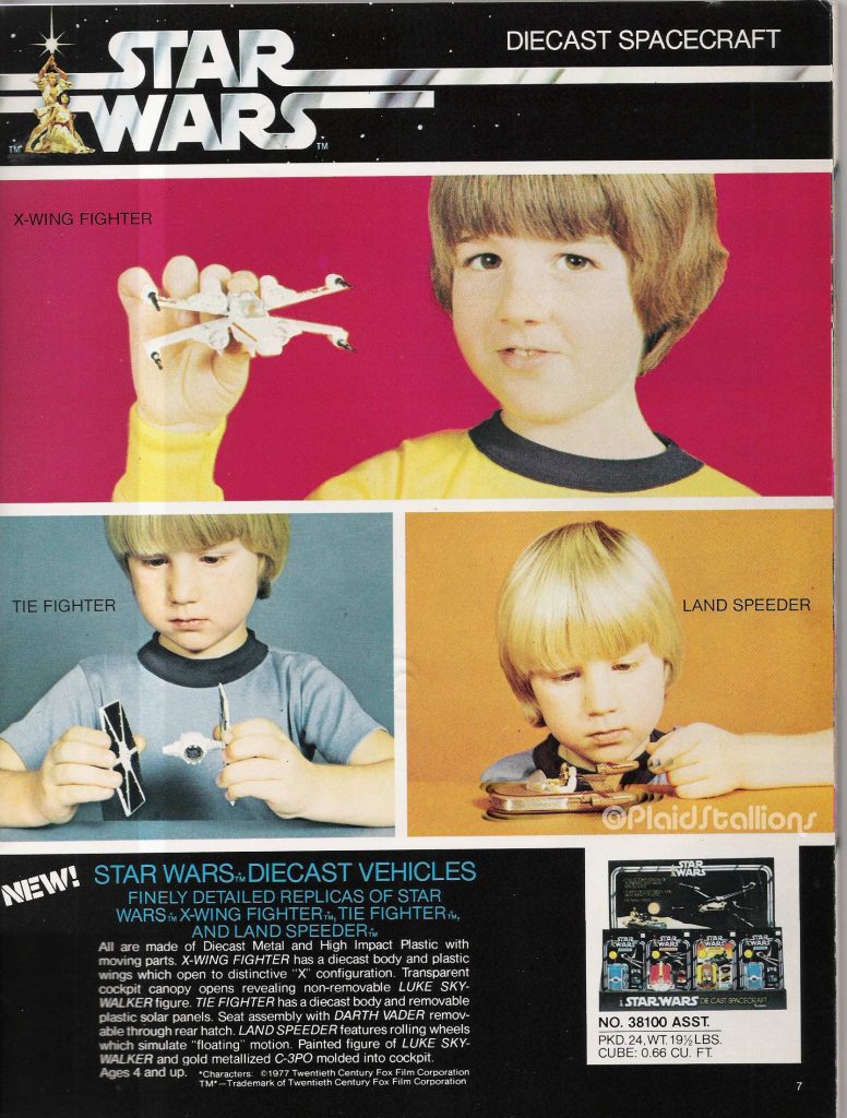Kenner 1978 Star Wars Catalog diecast