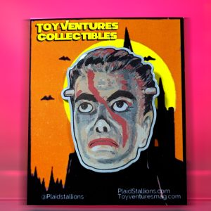 Lincoln International Frankenstein pin by Toy-Ventures Collectibles