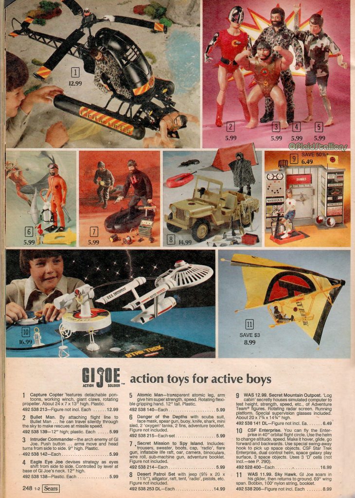 1976 GI Joe Adventure Team Catalog Page