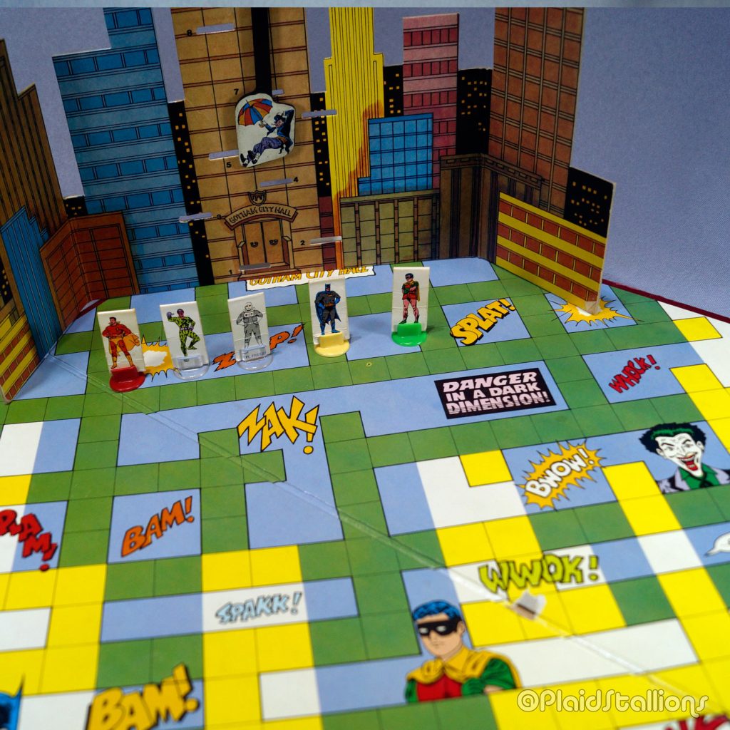 Mego Comic Action Heroes Board Game