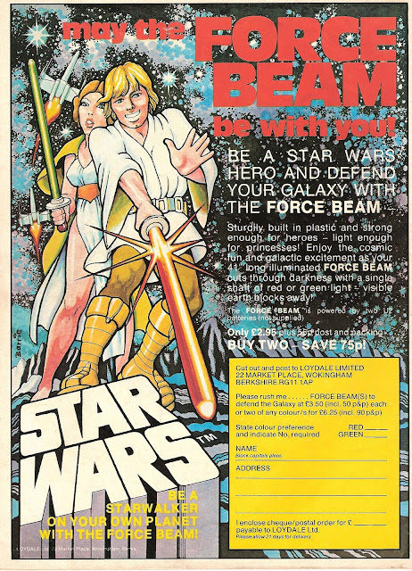 Bootleg Star Wars- Force Beam ad