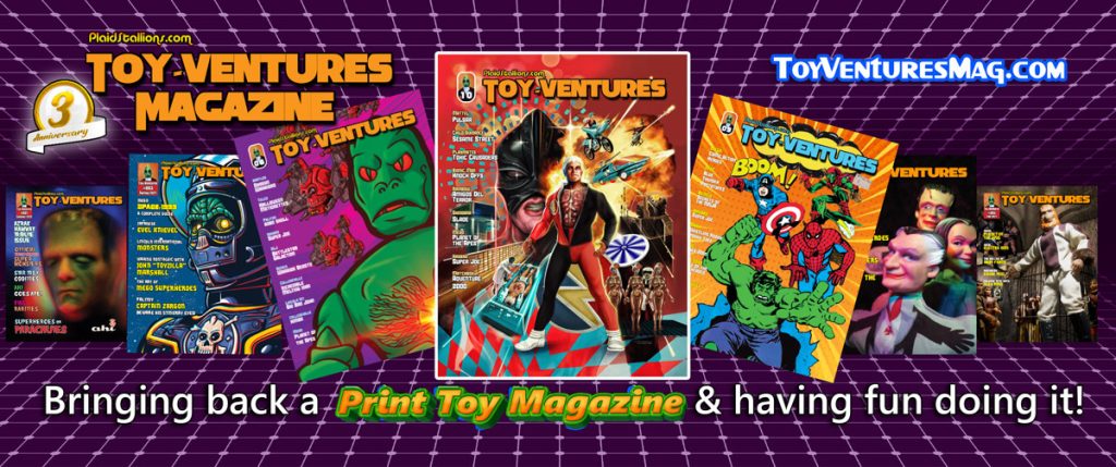 Toy-Ventures Magazine deals with Kenner, Mego, Megolike and More