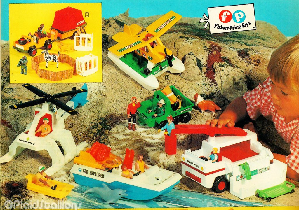 Fisher Price, Cardinal stores, 1976, Adventure People, Toy-Ventures, Fisher Price Little People, Toy Catalogs, Canadian Toy Catalogs, action figures, Plaid Stallions,