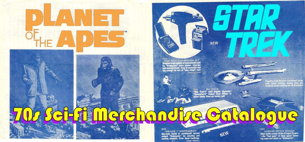 1975 Sci-Fi Merchandise Catalogue - Star Trek - Planet of the Apes