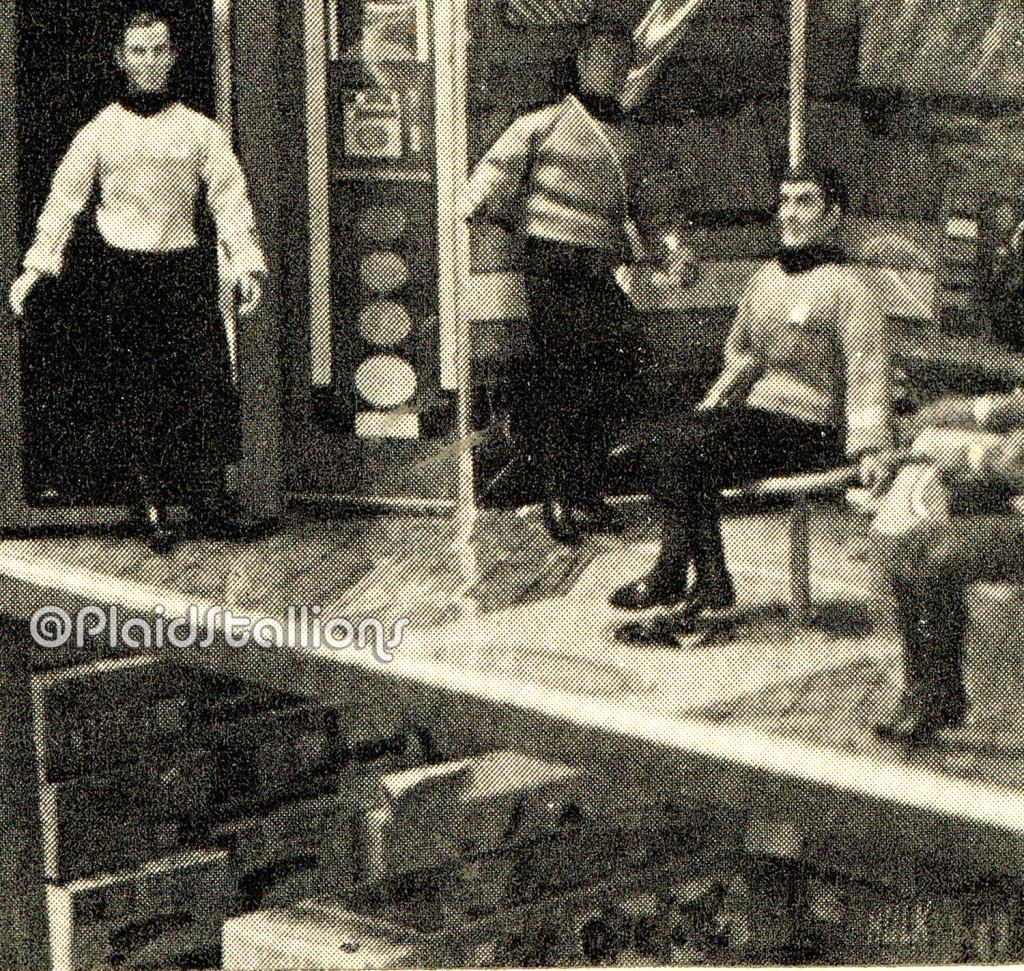 Mego Star Trek Display at Sterns Department Store 1976