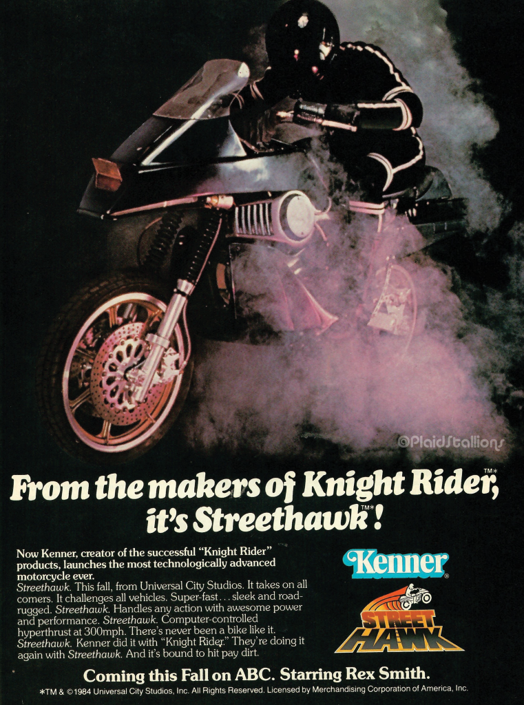 Kenner Street Hawk Advertisement from 1984- PlaidStallions Toy-Ventures