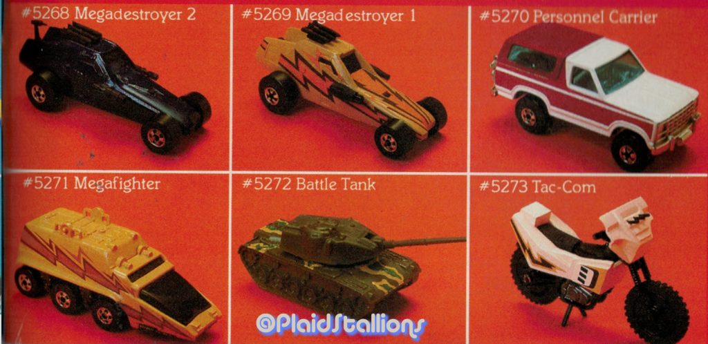 Mattel MegaForce Catalog