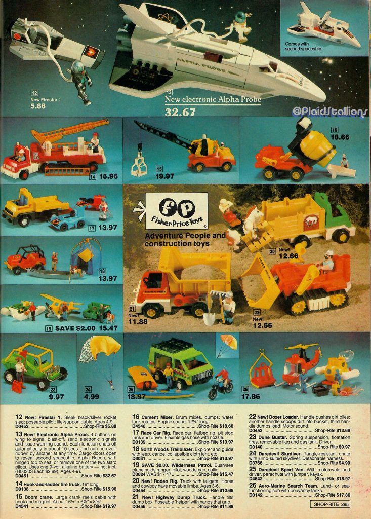 Fisher Price Adventure People 1980 - Shoprite