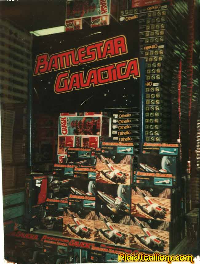 Battlestar Galactica Store Display in 1979