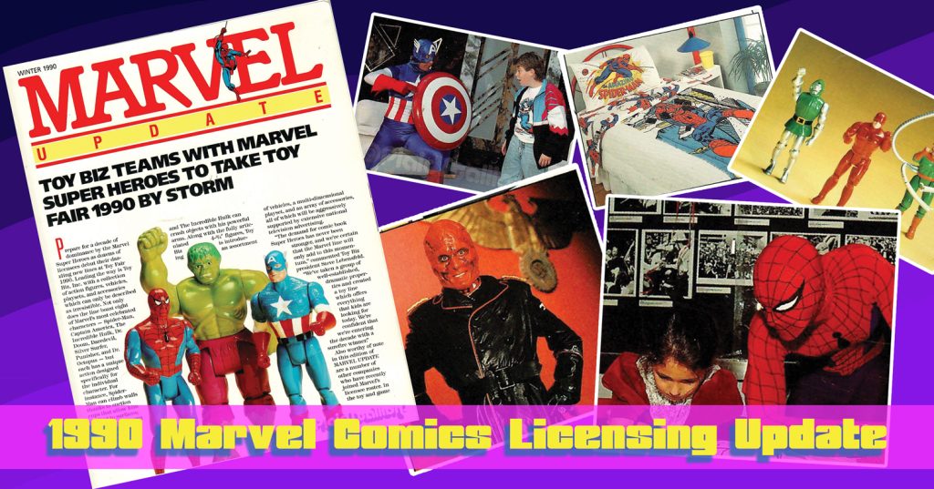 Marvel Licensing Newsletter from 1990, ToyBiz, Red Skull