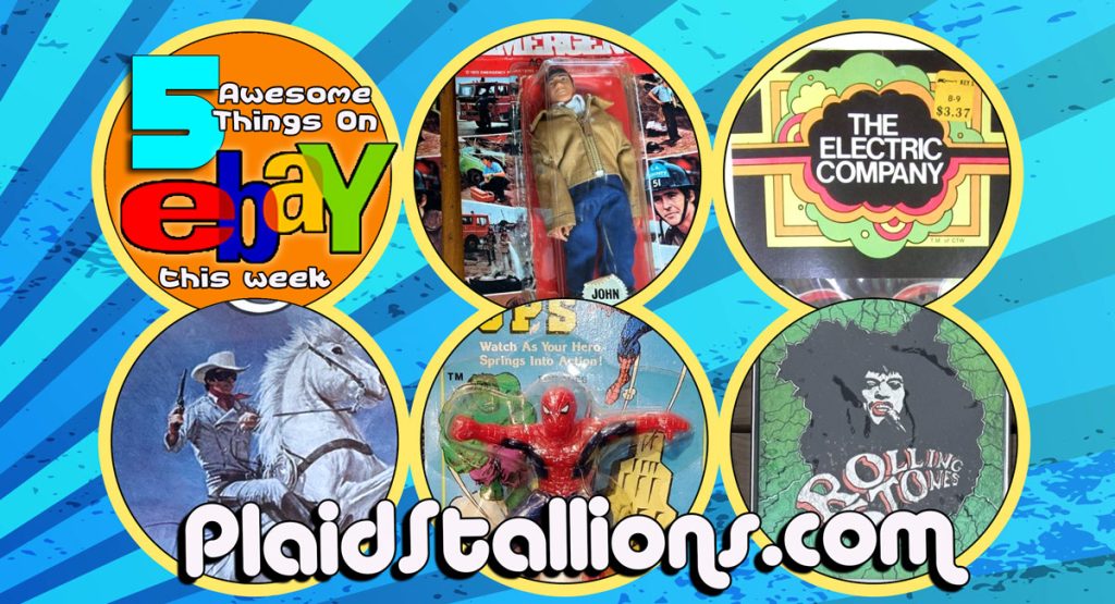 5 Awesome Things on eBay this week- Emergency, Popping Spider-Men, the Lone Ranger, Carnival prizes and HEY YOU GUYS, the Electric Company! #eBay #sponsored #PlaidStallions https://plaidstallions.com/reboot/5-awesome-things-on-ebay-this-week-163/