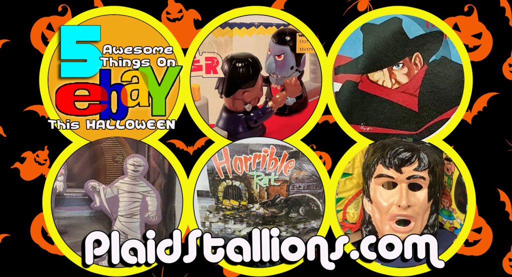 5 Awesome Things on eBay this HALLOWEEN- Italian Haunted Houses, Horrible Rats, The Shadow, Tarzan & Dracula Vs Frankenstein!