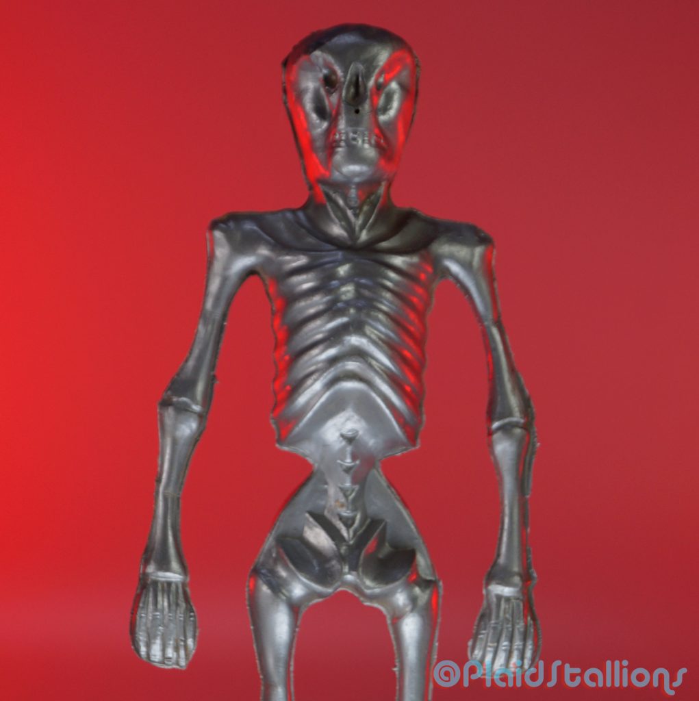 tiny King Kong and a cheap-o blow-mo