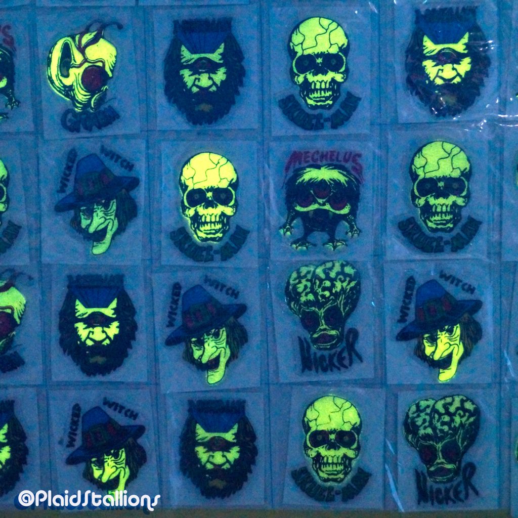 Monster Puffy Stickers that Glow in the Dark