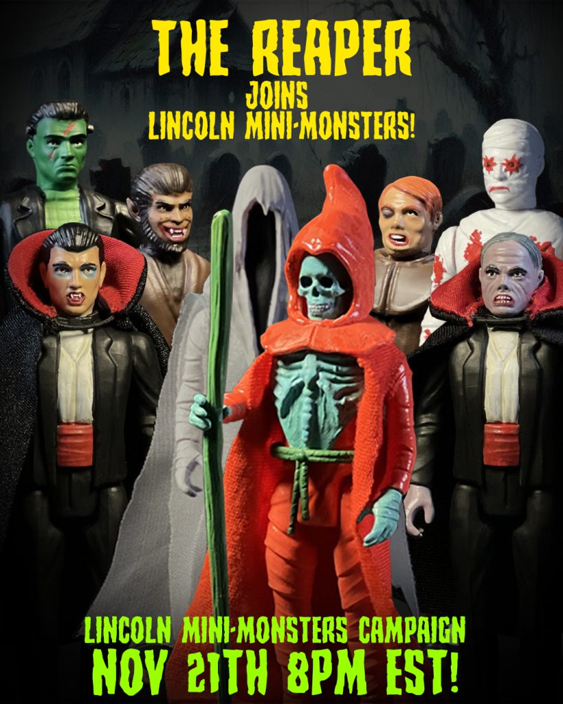 The Lincoln Monsters Backer Kit Store is now open to the public.