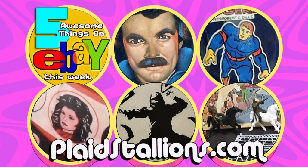 5 Awesome Things on eBay this week- Buck Rogers boots, Apes, Visitors, Ninja advertising, and Tom freaking Sellick.