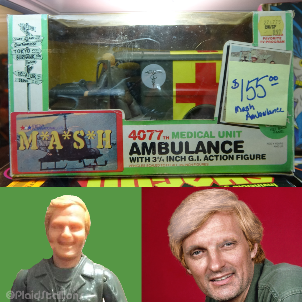 Blonde Allan Alda Trauma the Tri-Star MASH figures.