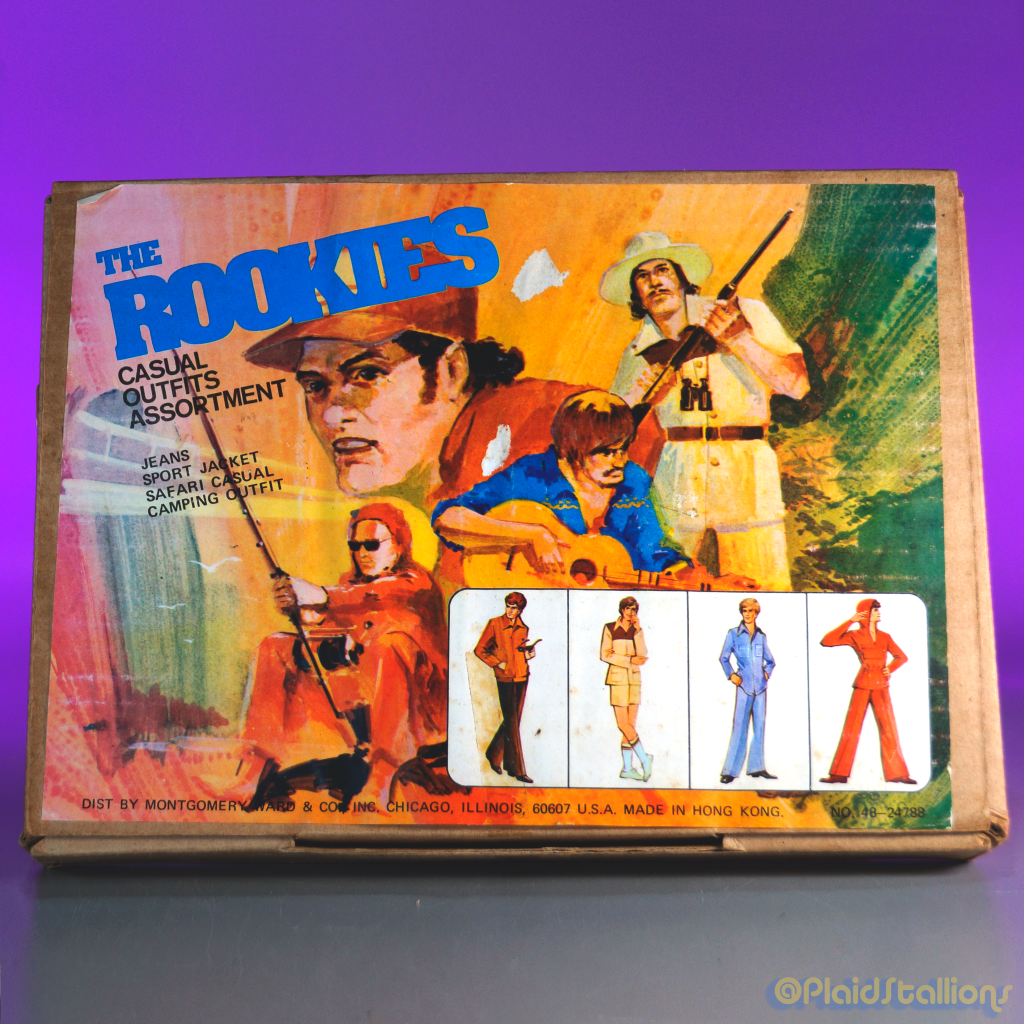  LJN The Rookies Casual Outfits Assortment is 70s Doll Fashion Gold Mego