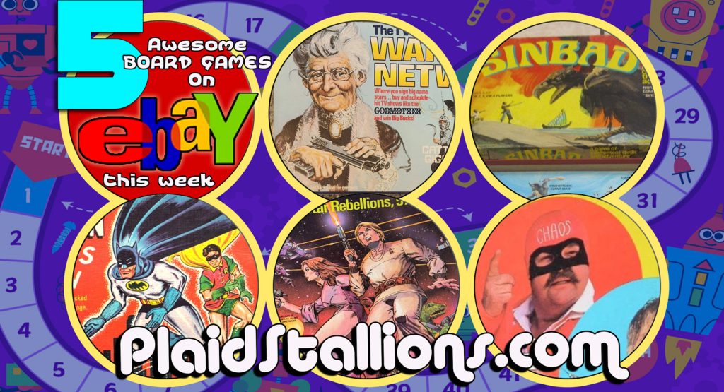 It's 5 Awesome BOARD GAMES this week with Sinbad, Cattlecar Gigantica, Swooping Batmen, Star Rebellions and Dun-Dun-Dun CAPTAIN CHAOS!