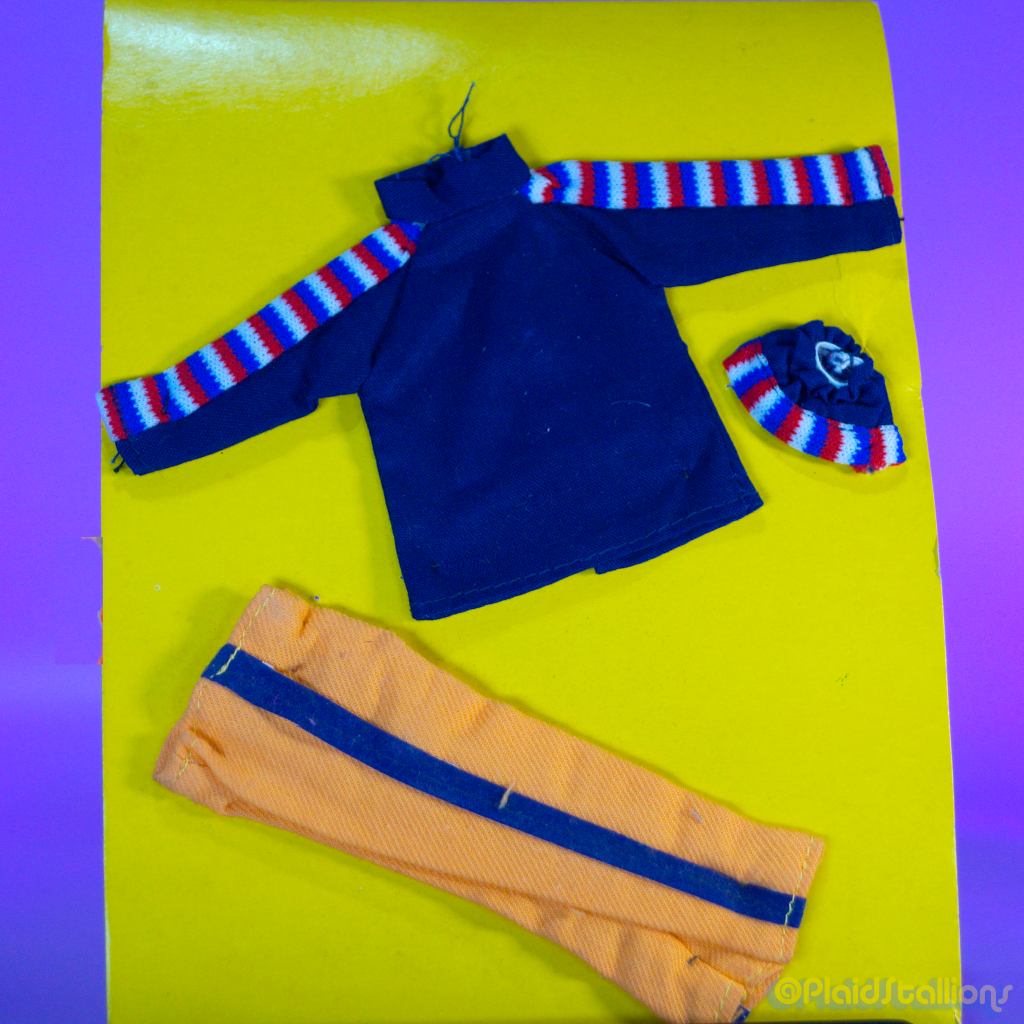  LJN The Rookies Casual Outfits Assortment is 70s Doll Fashion Gold Mego