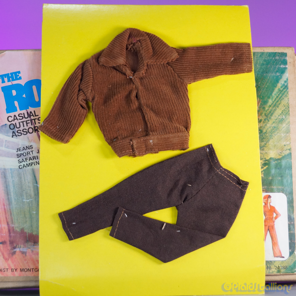  LJN The Rookies Casual Outfits Assortment is 70s Doll Fashion Gold Mego