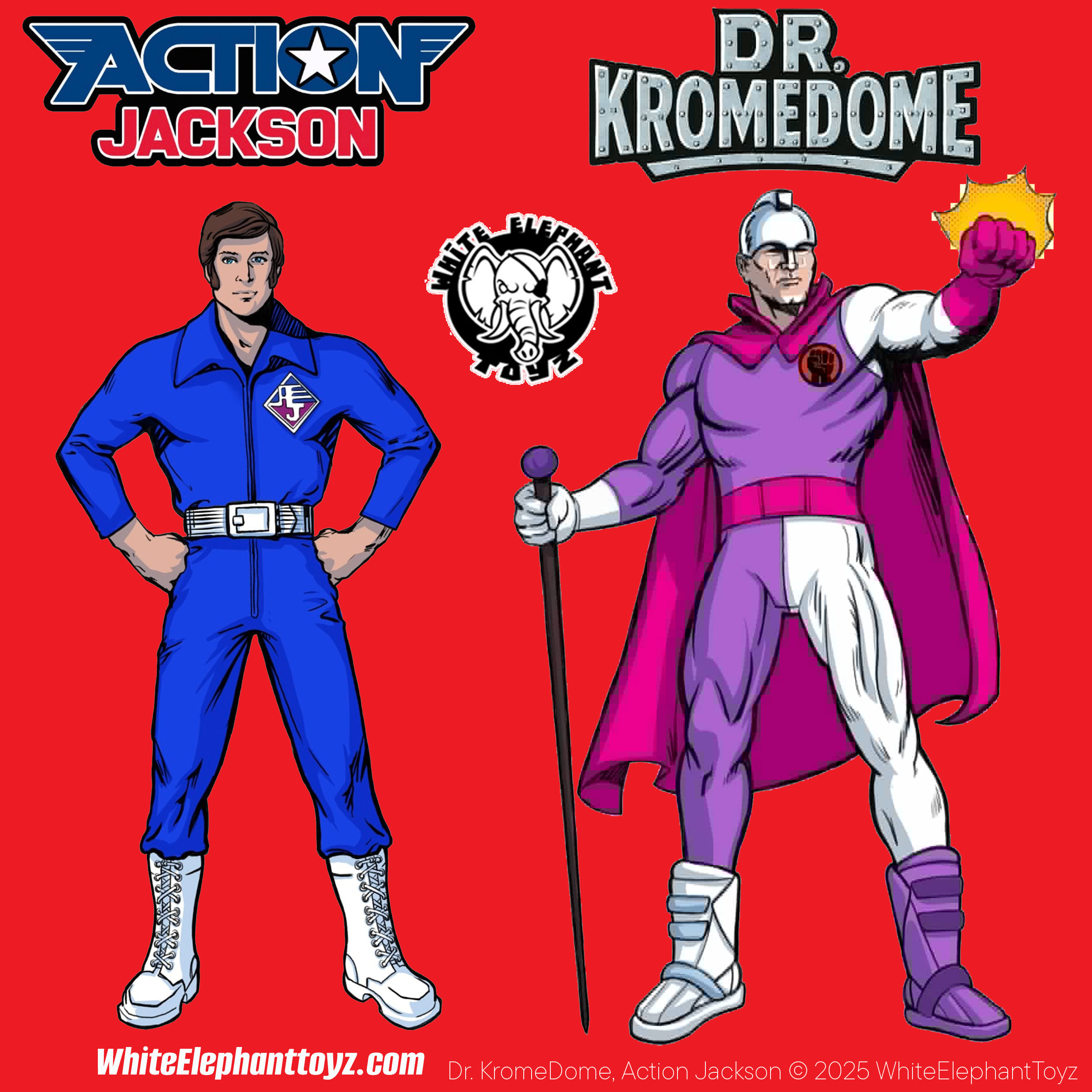 Dr. Kromedome Returns to the Action Jackson Toy Line - Plaid Stallions