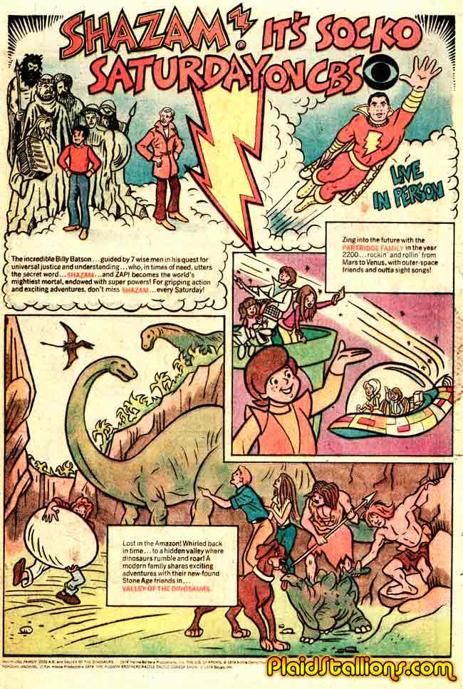 saturday morning cartoons 1977