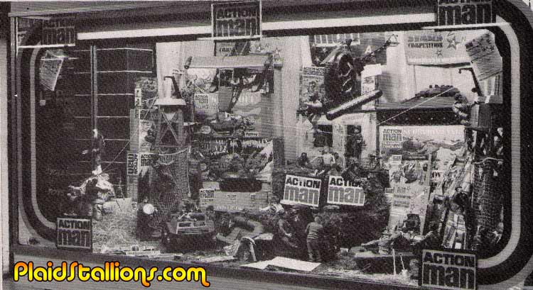 Action man store display